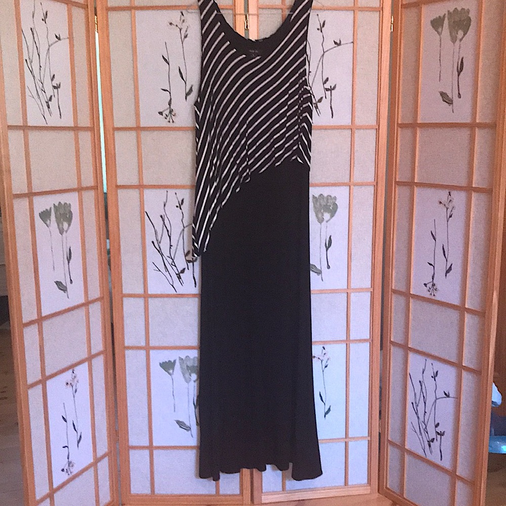 Style &Co Maxi dress with overlay.
